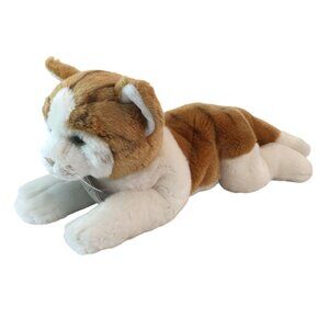 Russ Yomiko Classics British Short Hair Kitty Cat Plush 12" Orange White Stuffed